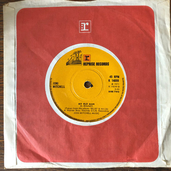 Joni Mitchell - Carey (7) (Very Good (VG)) - DaddyPop