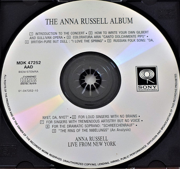 Anna Russell - The Anna Russell Album? (CD) (Near Mint (NM Or M-)) - DaddyPop