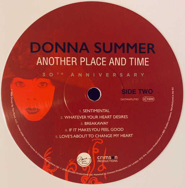 Donna Summer : Another Place And Time (LP, Album, RE, Red + LP, Comp, Whi + Dlx, RM, 30t)