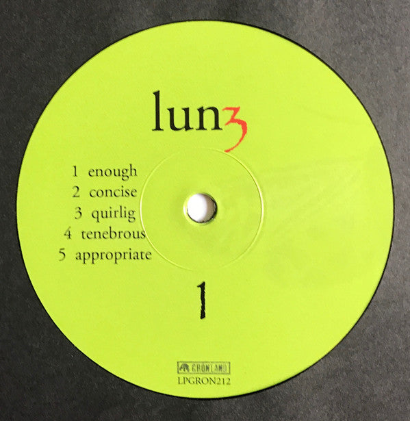 Lunz : Lunz 3 (LP, Album, RSD, Ltd)