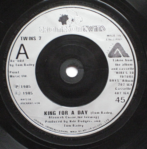 Thompson Twins : King For A Day (7", Single, Sil)