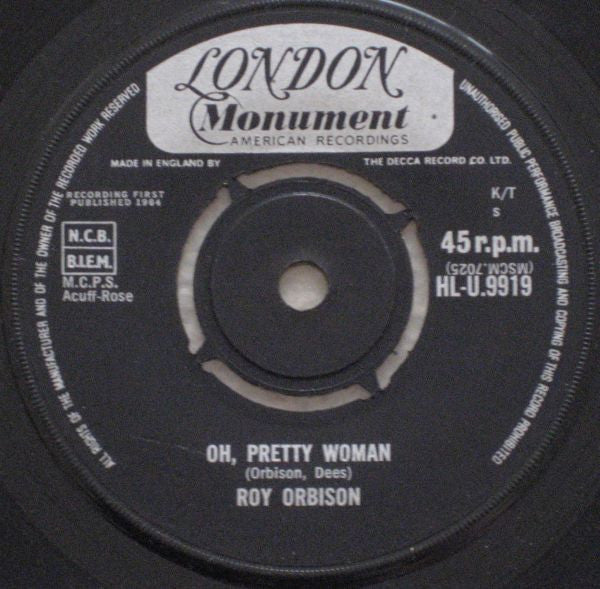 Roy Orbison : Oh, Pretty Woman (7")