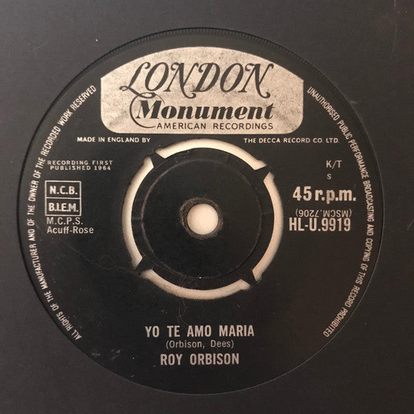 Roy Orbison : Oh, Pretty Woman (7")