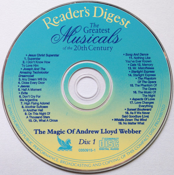 Various : The Greatest Musicals Of The 20th Century (5xCD, Comp)