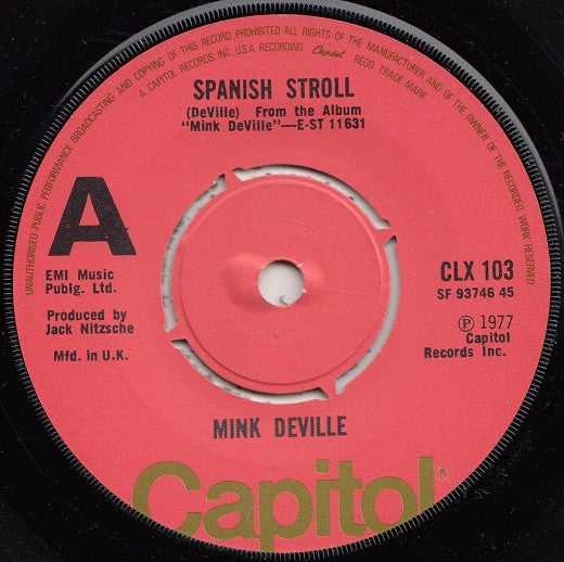 Mink DeVille - Spanish Stroll (7) (Very Good Plus (VG)) - DaddyPop