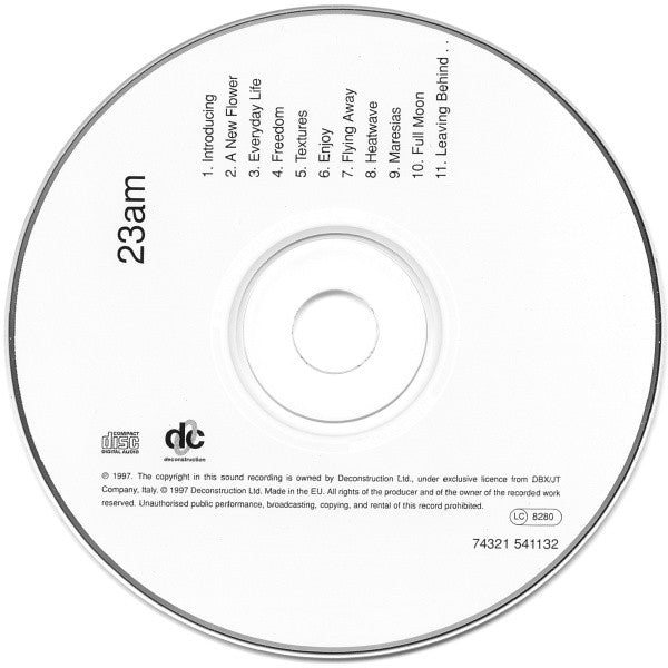 Robert Miles : 23am (CD, Album, Mixed)