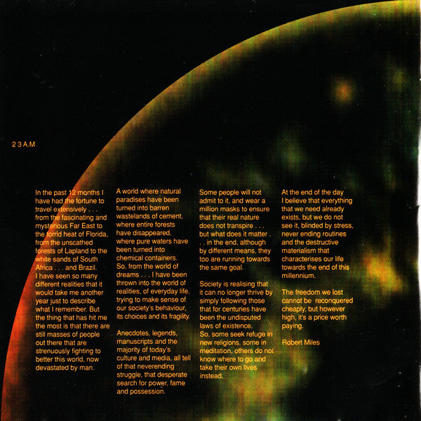 Robert Miles : 23am (CD, Album, Mixed)