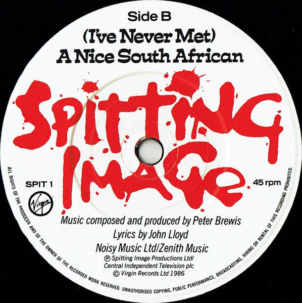 Spitting Image : The Chicken Song (7", Single, EMI)