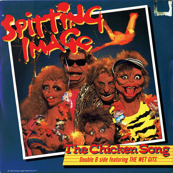 Spitting Image : The Chicken Song (7", Single, EMI)