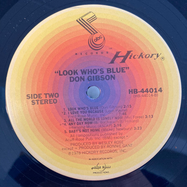 Don Gibson : Look Who's Blue (LP, Album)