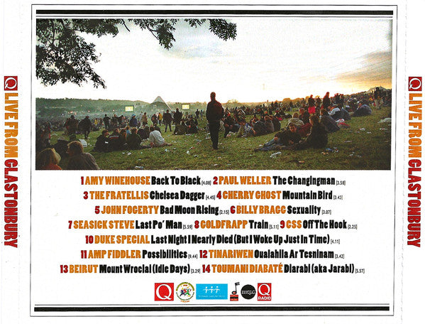 Various : Q Live From Glastonbury (CD, Comp)