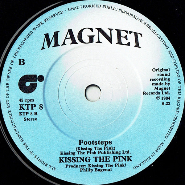 Kissing The Pink : One Step (7", Single)