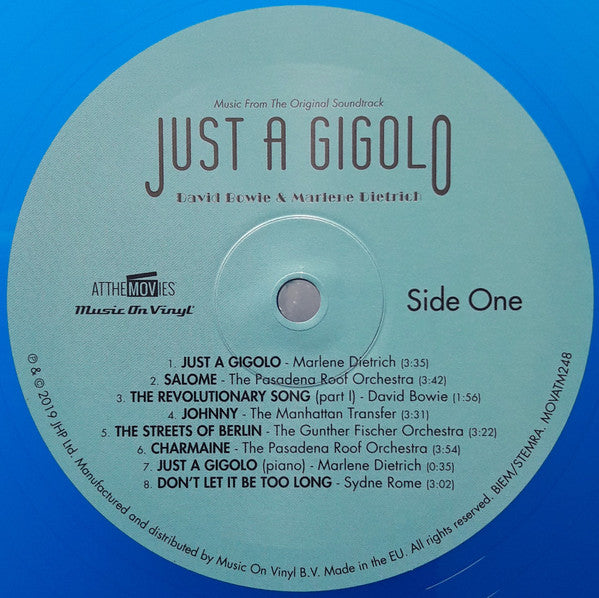Various : Just A Gigolo (The Original Soundtrack) (LP, Album, Dlx, Ltd, Num, Tra)