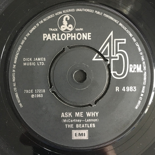 The Beatles : Please Please Me c/w Ask Me Why (7", Single, RE)