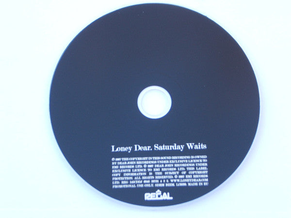 Loney, Dear : Saturday Waits (CD, Single, Promo)