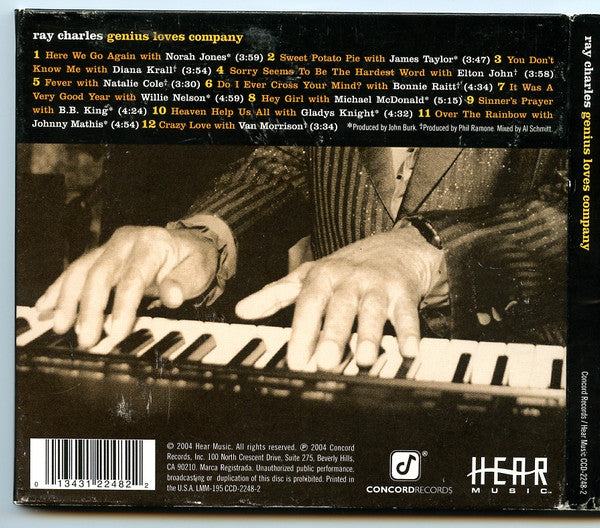 Ray Charles : Genius Loves Company (CD, Album)