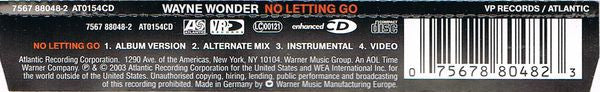 Wayne Wonder : No Letting Go (CD, Single, Enh)
