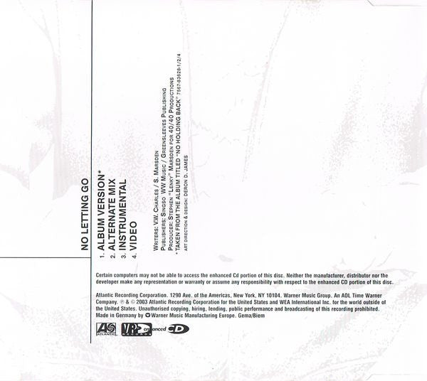 Wayne Wonder : No Letting Go (CD, Single, Enh)