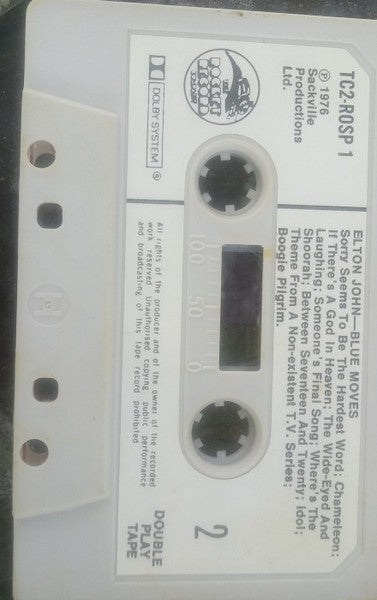 Elton John : Blue Moves (Cass, Album, Mono, Dou)