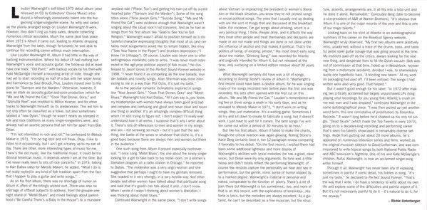 Loudon Wainwright III : Album II (CD, Album, RE)