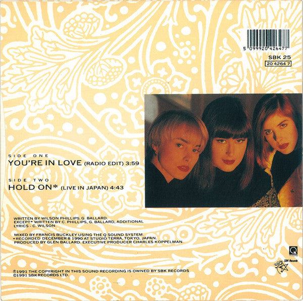 Wilson Phillips : You're In Love (7")