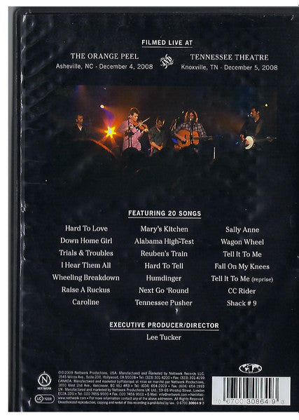 Old Crow Medicine Show : Live At The Orange Peel And Tennessee Theatre (DVD-V, NTSC)