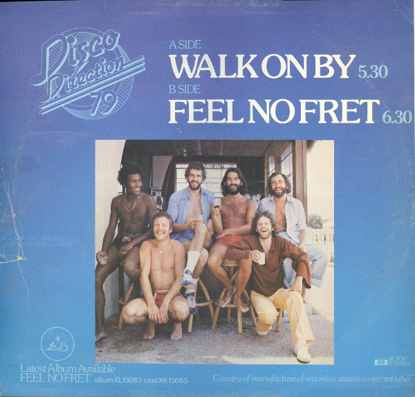Average White Band : Walk On By (12", Single, Ltd, Blu)