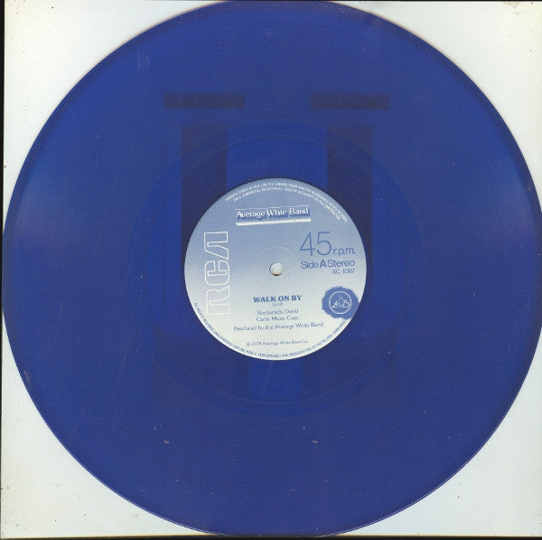 Average White Band : Walk On By (12", Single, Ltd, Blu)
