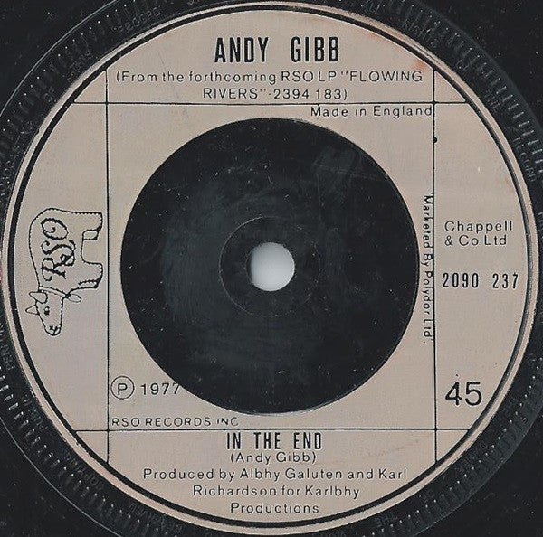 Andy Gibb - I Just Wanna Be Your Everything (7) (Very Good (VG)) - DaddyPop