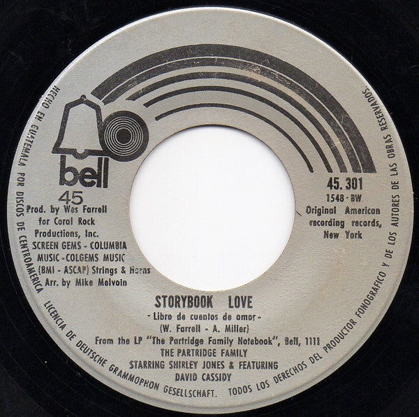 The Partridge Family Starring Shirley Jones (2) & Featuring David Cassidy : Looking Through The Eyes Of Love = Mirando A Través De Los Ojos Del Amor (7", Single)