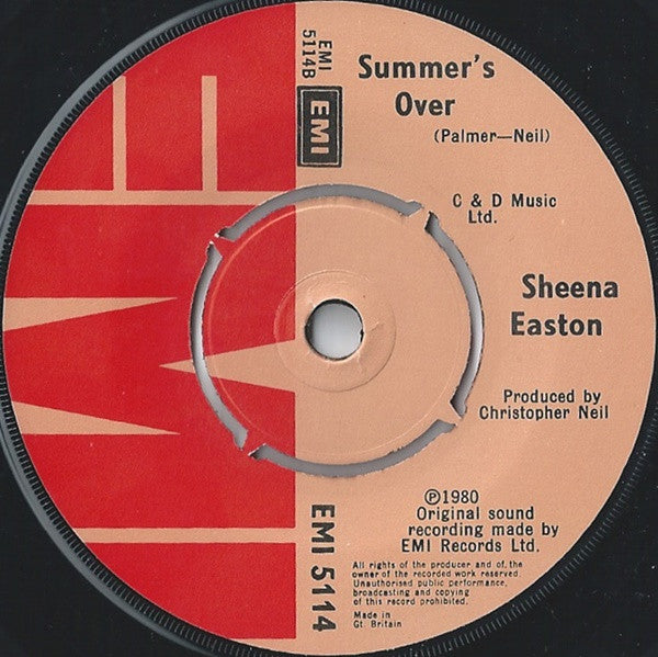 Sheena Easton : One Man Woman (7", Single)