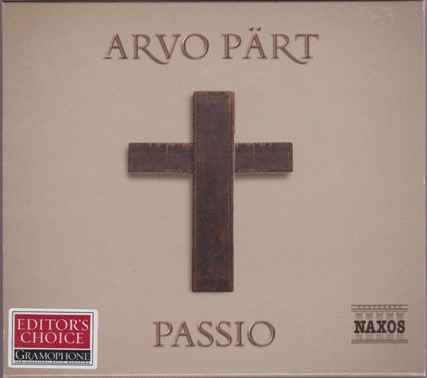 Arvo Pärt - Tonus Peregrinus, Antony Pitts : Passio (CD, Album, RE, O-C)