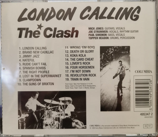 The Clash : London Calling (CD, Album, RE, RM)