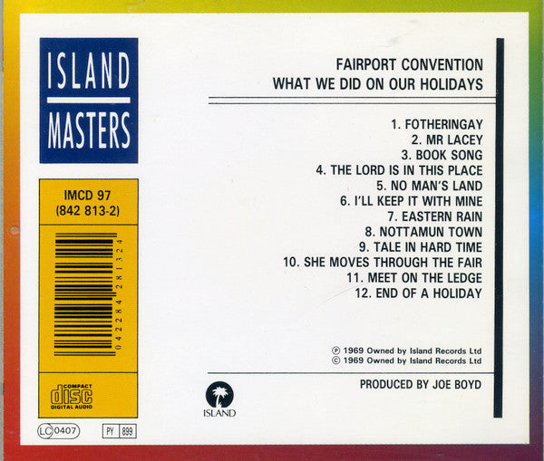 Fairport Convention : What We Did On Our Holidays (CD, Album, RE, PMD)