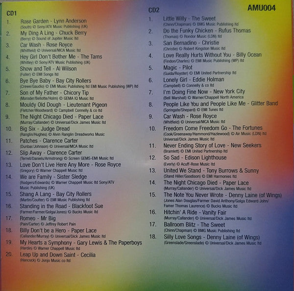 Various : Hits Of The 70's (41 Tracks On Two Discs) (2xCD, Comp)