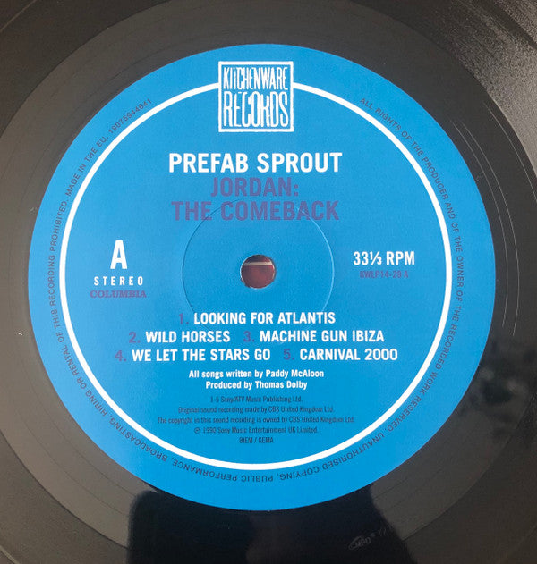Prefab Sprout : Jordan: The Comeback (2xLP, Album, RE, RM, 180)