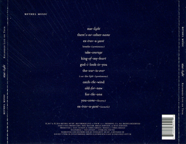 Bethel Music : Star-light (Recorded Live On Tour) (CD, Album)