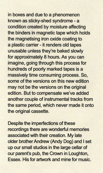 The The : See Without Being Seen (Cass, Album, Ltd, RE)