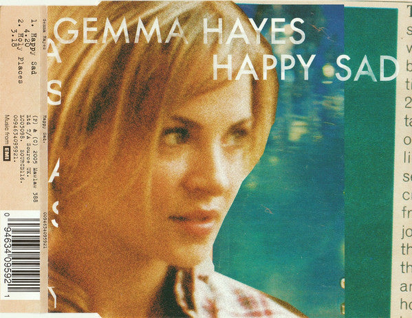 Gemma Hayes : Happy Sad (CD, Single)