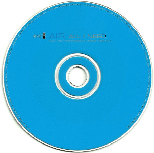 AIR - All I Need (CD) (Very Good (VG)) - DaddyPop