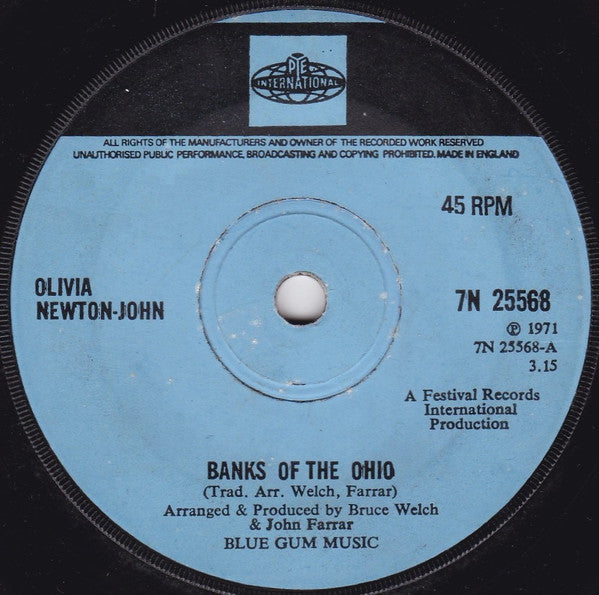 Olivia Newton-John : Banks Of The Ohio (7", Single)