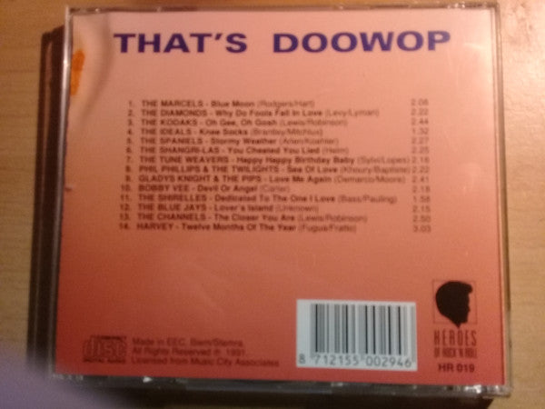 Various : That's Doowop (CD, Comp)