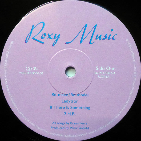 Roxy Music : Roxy Music (LP, Album, RE, RM)
