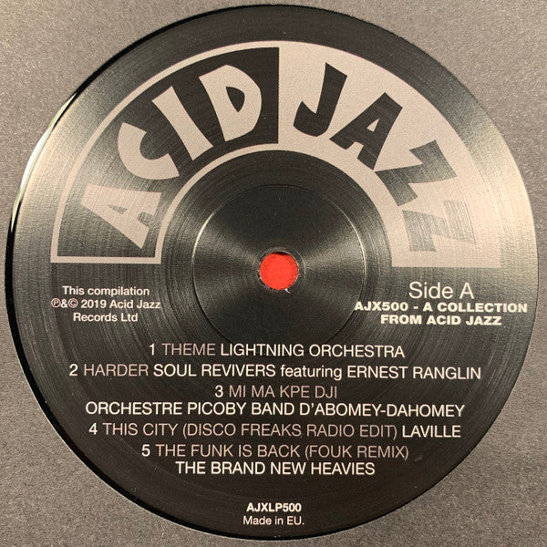 Various : AJX500 (A Collection From Acid Jazz) (LP, Comp, Ltd)