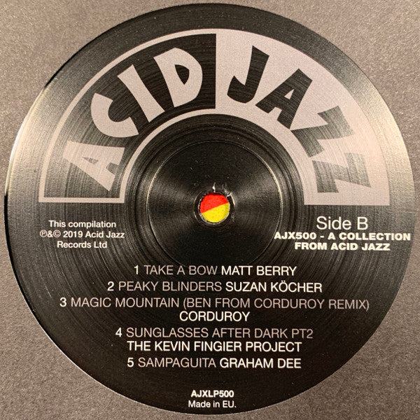 Various : AJX500 (A Collection From Acid Jazz) (LP, Comp, Ltd)
