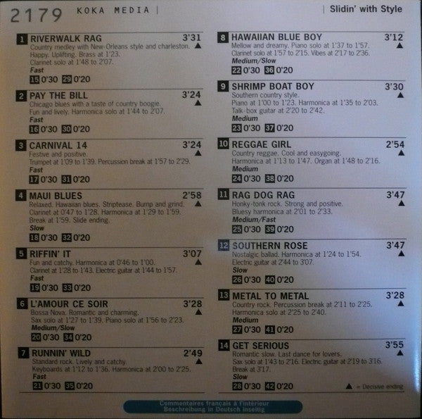 The Nashville Super Slidemen : Slidin' With Style (CD)