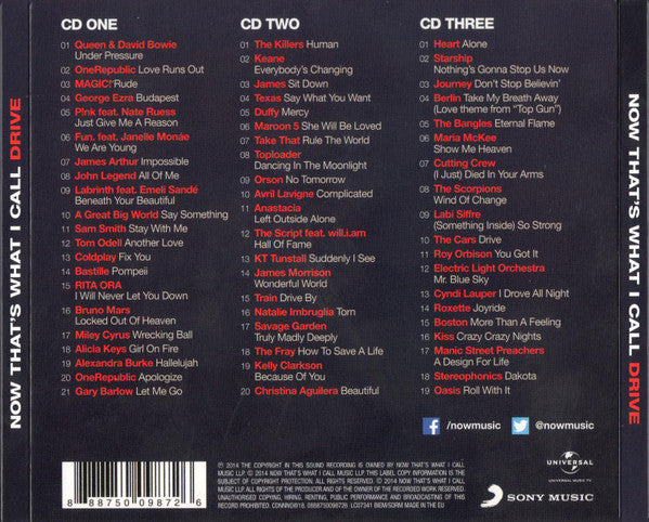 Various : Now That's What I Call Drive (3xCD, Comp)