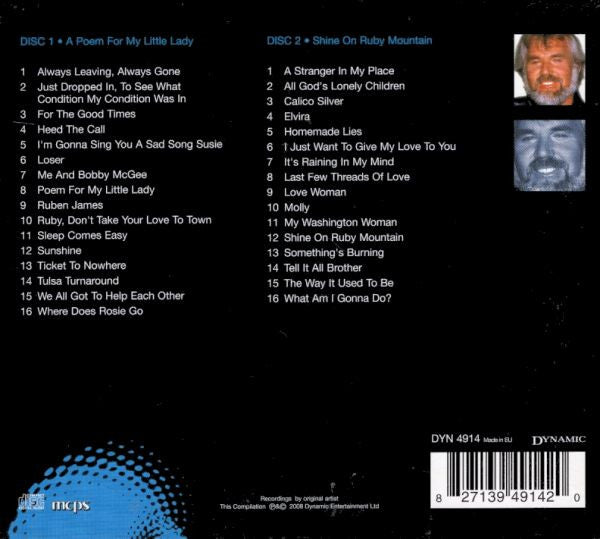 Kenny Rogers : Poem For My Little Lady / Shine On Ruby Mountain (2CD Special Edition) (2xCD, Comp + Box)
