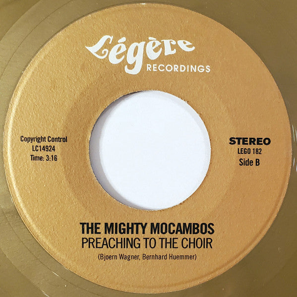 The Mighty Mocambos : Golden Shadow (7", Ltd, Gol)