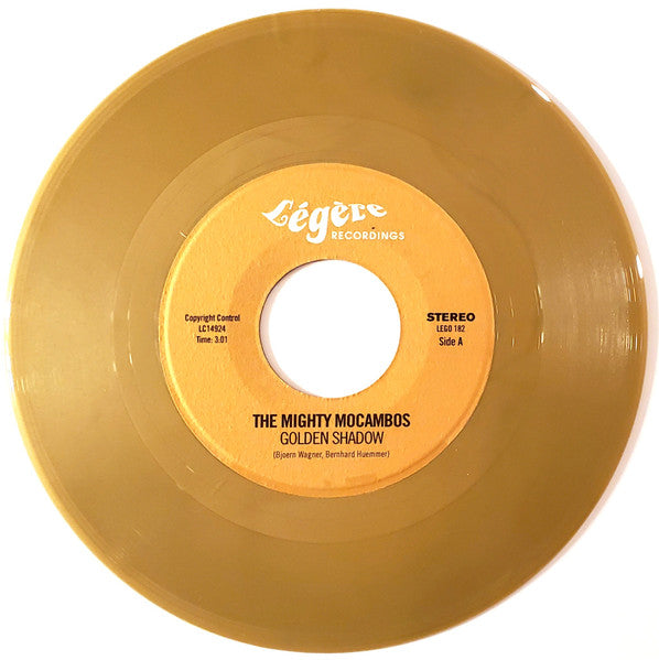 The Mighty Mocambos : Golden Shadow (7", Ltd, Gol)